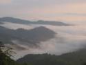 cloudy mountains in karen state