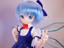 23117 - 1doll bandaid blue_eyes blue_hair bow cirn