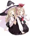 __kirisame_marisa_and_rumia_touhou_drawn_by_katsuh