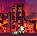 woo setting a city on fire