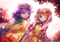 __hieda_no_akyuu_and_motoori_kosuzu_touhou_drawn_b