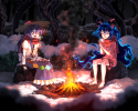 __hinanawi_tenshi_and_yorigami_shion_touhou_drawn_