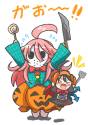 __houjuu_nue_hata_no_kokoro_and_jason_voorhees_tou