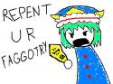 Shikieiki repent ur faggotry