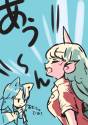 __imaizumi_kagerou_and_komano_aunn_touhou_drawn_by