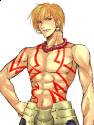 Gil shirtless