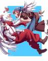 __fujiwara_no_mokou_and_mystia_lorelei_touhou_draw