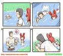 Really puts a spin on the drowns people thing eh