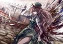 hong_meiling_hat_girl_red_hair_dress_chinese-hd-wa