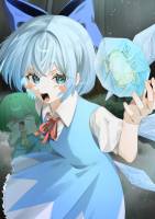 __cirno_and_daiyousei_touhou_drawn_by_kmbko055__90