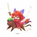 __chen_chen_and_sekibanki_touhou_drawn_by_bobomast