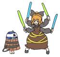 __kurodani_yamame_kisume_r2_d2_and_general_grievou